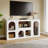 59" TV Stand for up to 65 inch TV, Modern Entertainment Center with Open Storage, TV Media Console Table for Living room