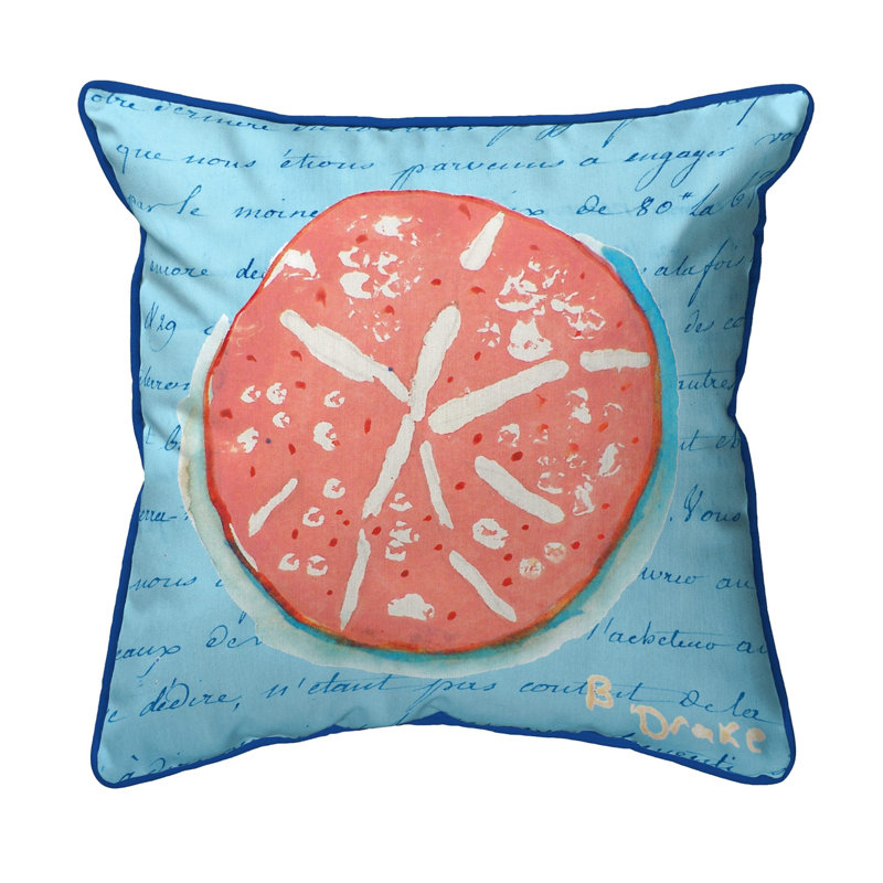 Housse et insert de coussin carré extérieur Sand Dollar Sand Dollar, Petit