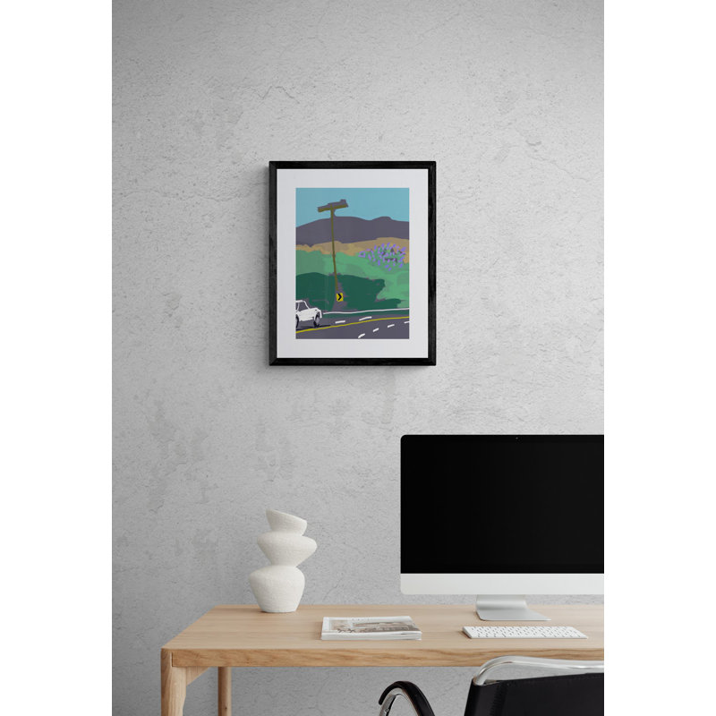 Sunset Near The Beach Print by Deborah Blum, 21.25" H x 17.25" W 