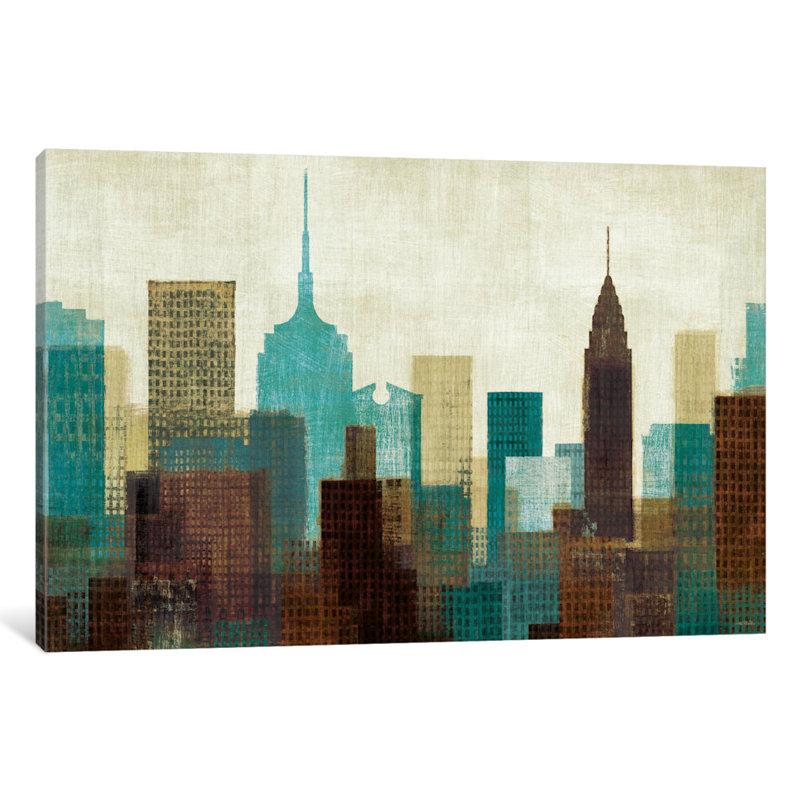 «Summer in the City», reproduction d'art sur toile, H 12 po x l 18 po x P 1,5 po