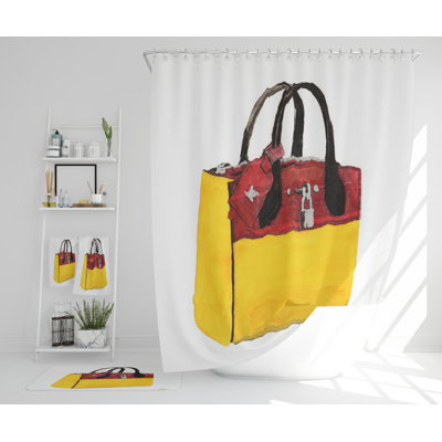 Natane Polyester Shower Curtain Set