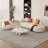Minimalist sofa and tea table combination