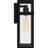 Idus 1-Light Matte Black Outdoor Wall Lantern-296649149