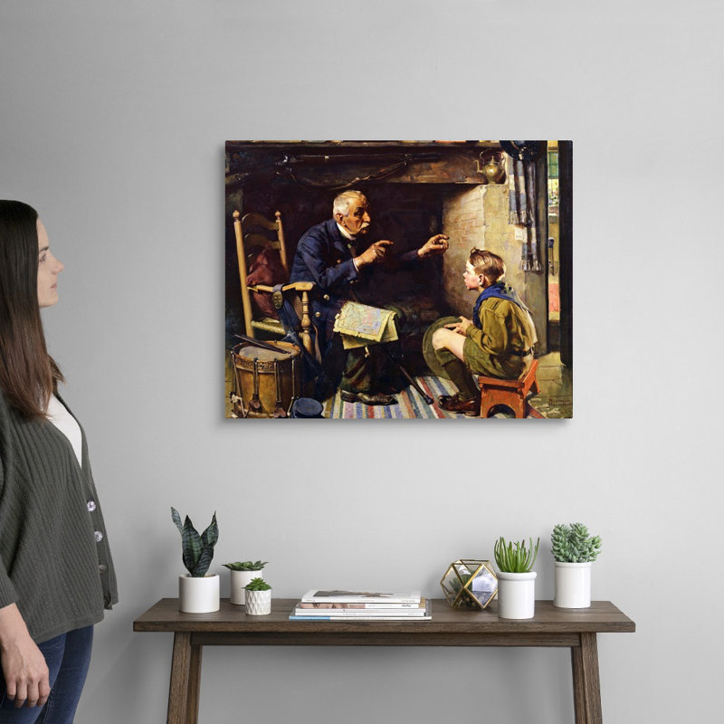 Jeunesse et vieillesse, art mural sur toile, Toile tendue, H 24 po x l 30 po x P 1,25 po