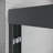 56-60 In. W X 62 H Bathtub Sliding Door, Matte Black Semi , Thick Tempered Glass, Stainless Steel And Strong Handles Tub Clear 304 Rust-