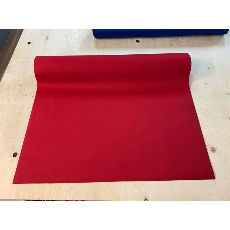 Tapis de sol en néoprène - 27 po x 20 pi - bleu