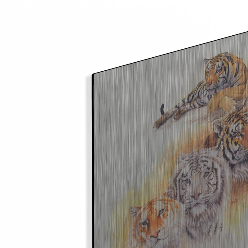 «Six Pack» par Barbara Keith, Luxe Metal Art