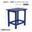 Table d'appoint de patio en PEHD-1410554111