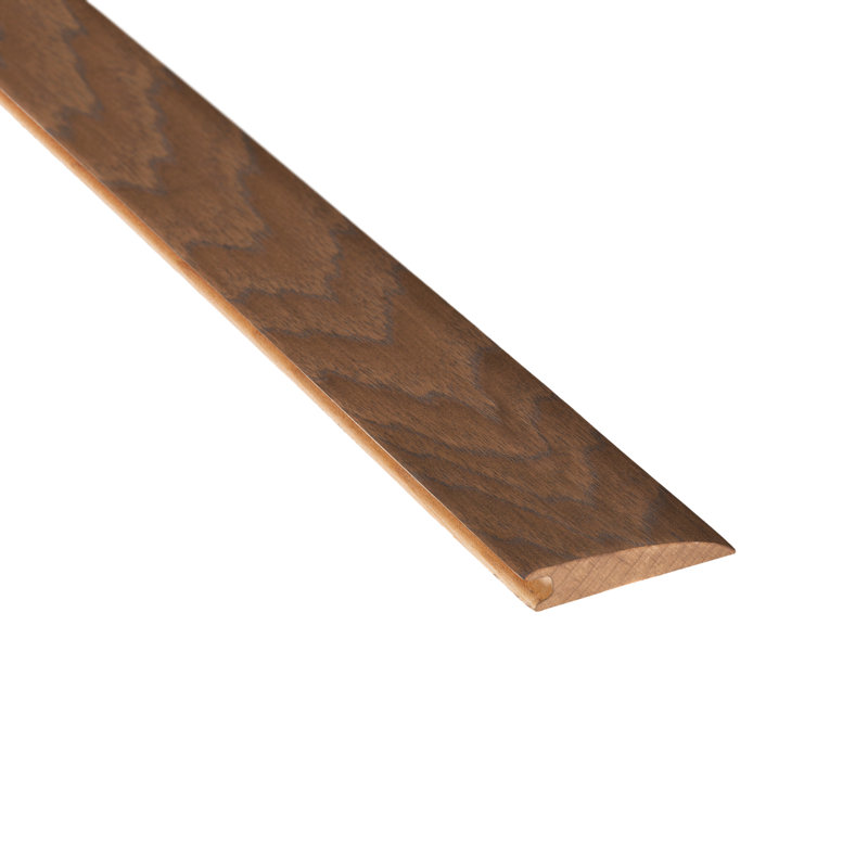 Wood 0.75" Thick 78" Length Flush Reducer, Leather