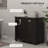 HOMCOM Dual Tilt Out Laundry Hamper Cabinet