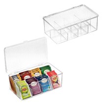 at Home Bistro White Rectangle Airtight Food Storage Container, 2.8qt