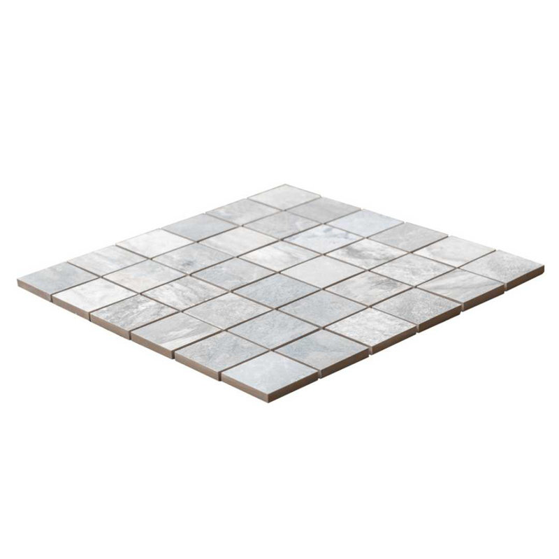 Wells Stone 2" x 2" Porcelain Mosaic Wall and Floor Tile, Blue