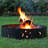 Hinton 36" Round Steel Die-Cut Fire Pit Ring