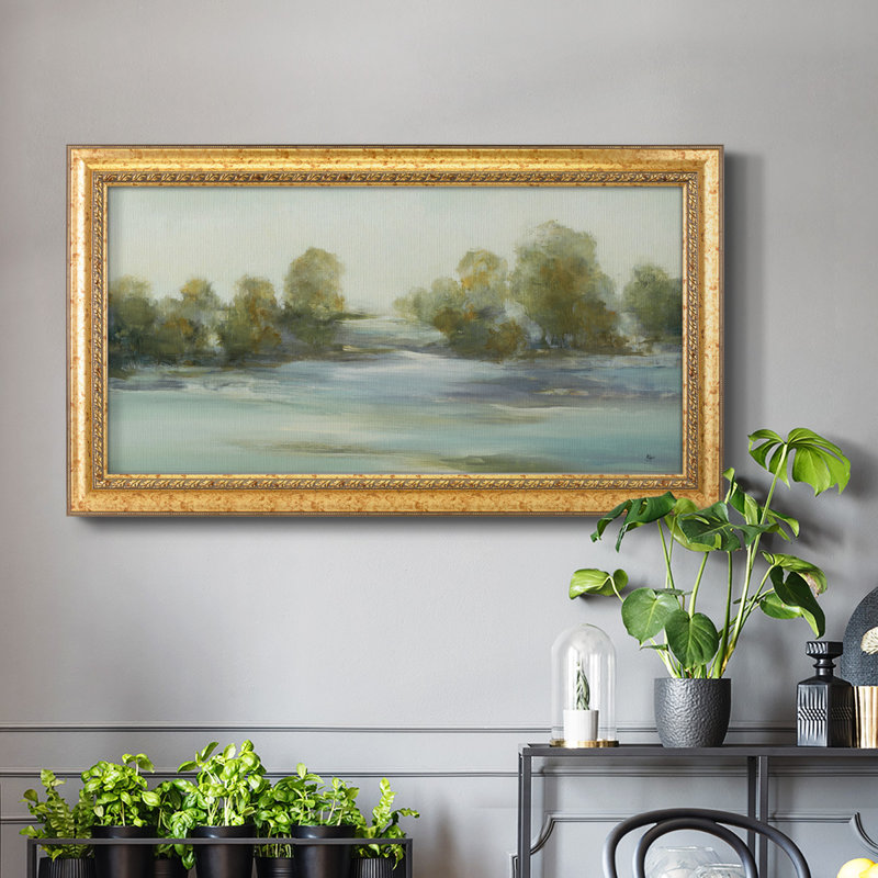 Impression sur toile tendue, "Cadre apaisant III", H 25 po x l 45 po x P 2,5 po