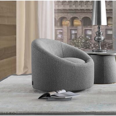 Sienna 33"" Wide 100% Polyester Swivel Barrel Chair -  Pasargad, PZW-993