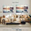 «Summer Lake Fishing», 3 pièces sur toile-98562815