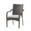 Chaise empilable d'extérieur en rotin PE avec structure en fer