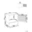 OSSETT 45cm W Steel Bedside Table