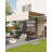 Sun Shade Awning with Manual Crank Handle for Deck, Porch, Balcony