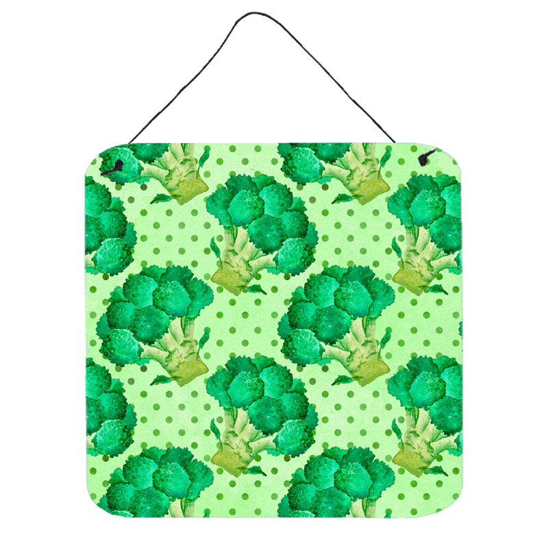 Décoration murale aquarelle : brocoli