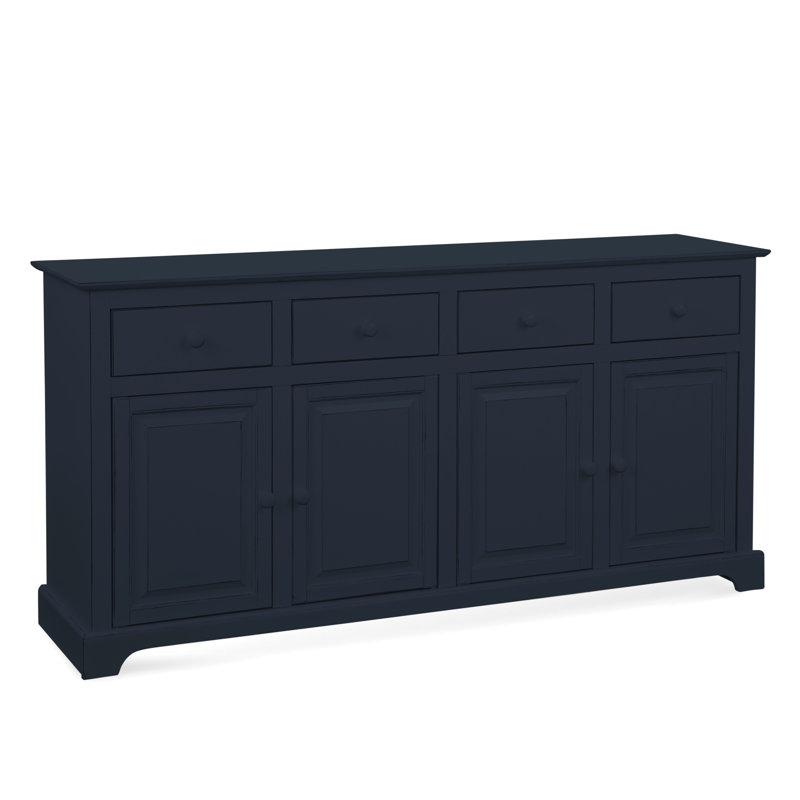 Hues 70'' W Solid Wood Sideboard, Navy
