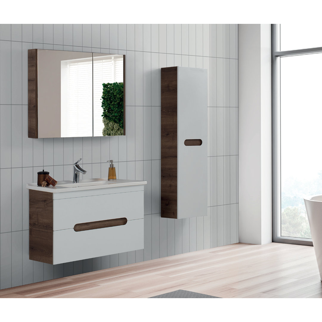 Brealynn 800mm Wall Hung Single Vanity Unit