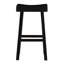 Tabourets de bar transitionnels en bois d'hévéa massif, 2 pièces, 250 lb 2 pièces en bois transitionnel, capacité-166952920