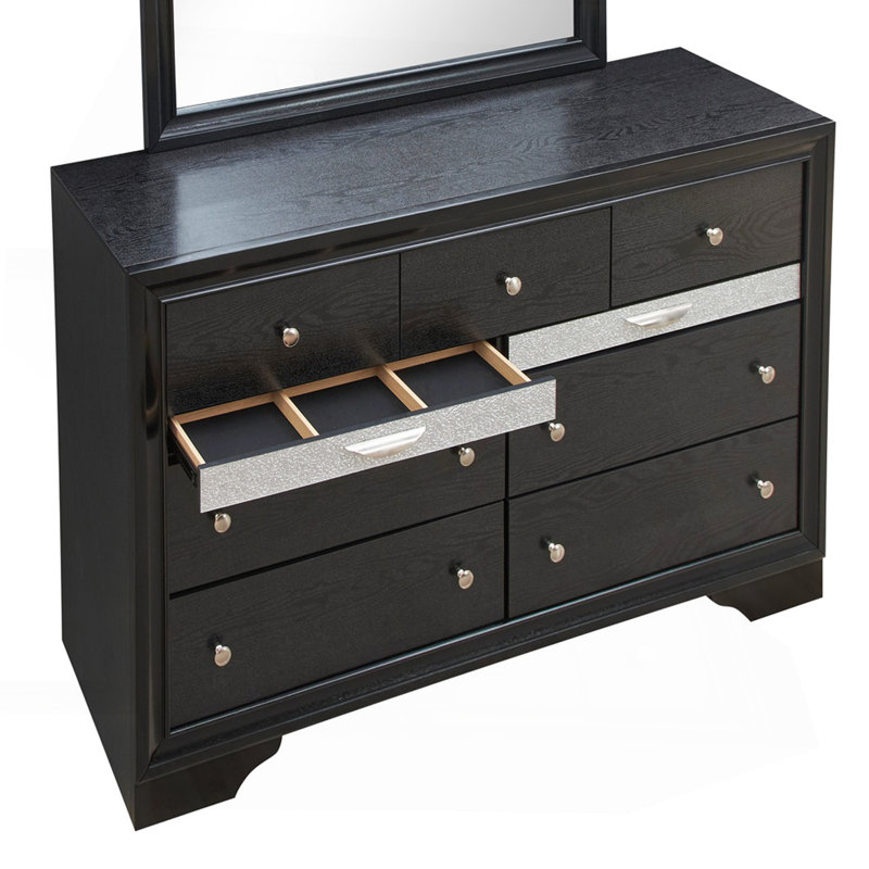 Commode Madrid G02350-D, Noir