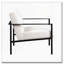 Chaise d'appoint avec structure en métal
