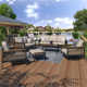 Townsend 8 - Person Patio Conversation Sets with Cushions
