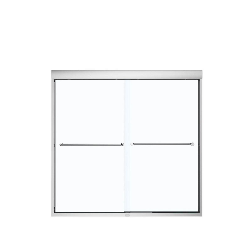 Porte de baignoire double coulissante semi-sans cadre 55 po x 57 po Kameleon