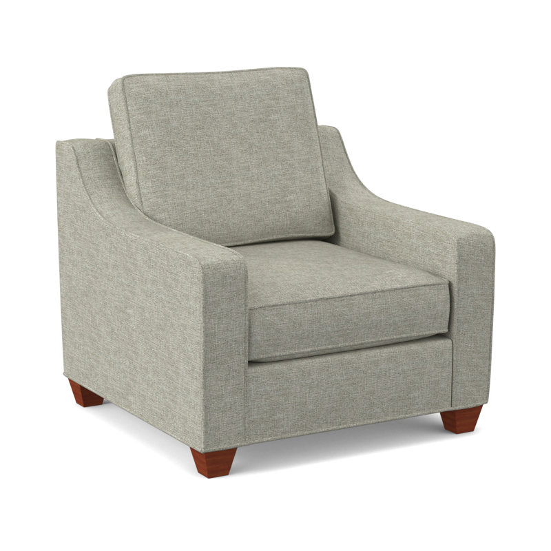 Fauteuil large de 34 po Clark, Archétype de quartz, BM cerise