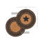 Farmhouse Star Jute Round 1 Piece Trivet