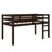 Twin Elevated Loft Bed With Ladder, Reinforced Slat Bed Platform-1269828569