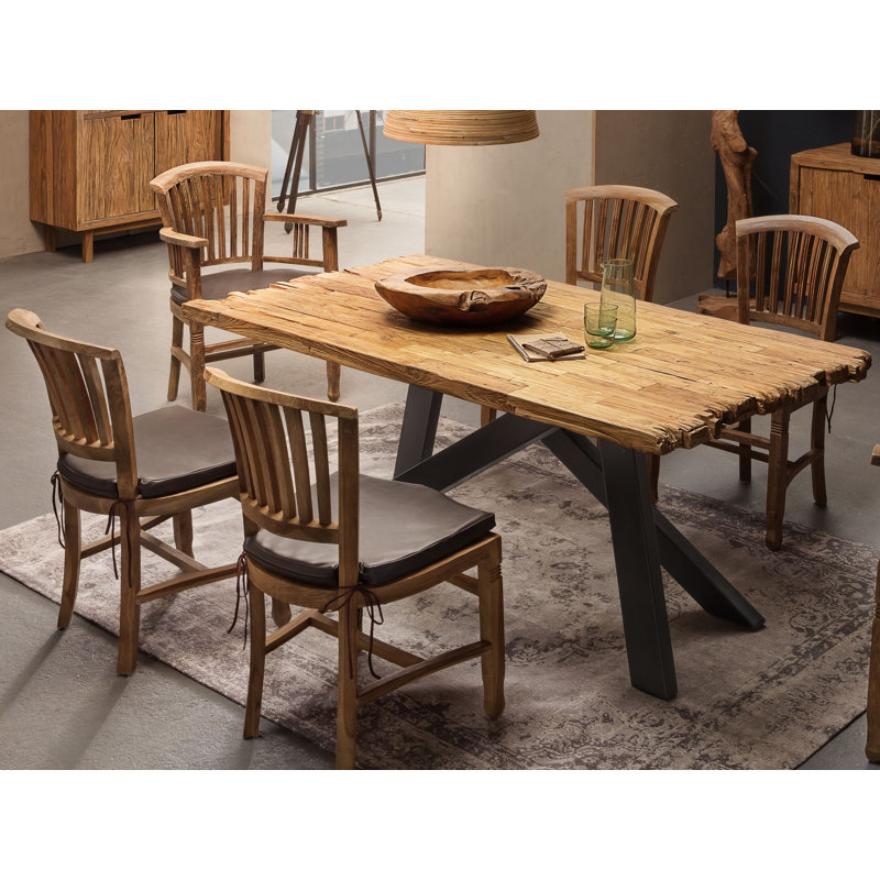Odling 47cm H Solid Wood Slat Back Side Chair