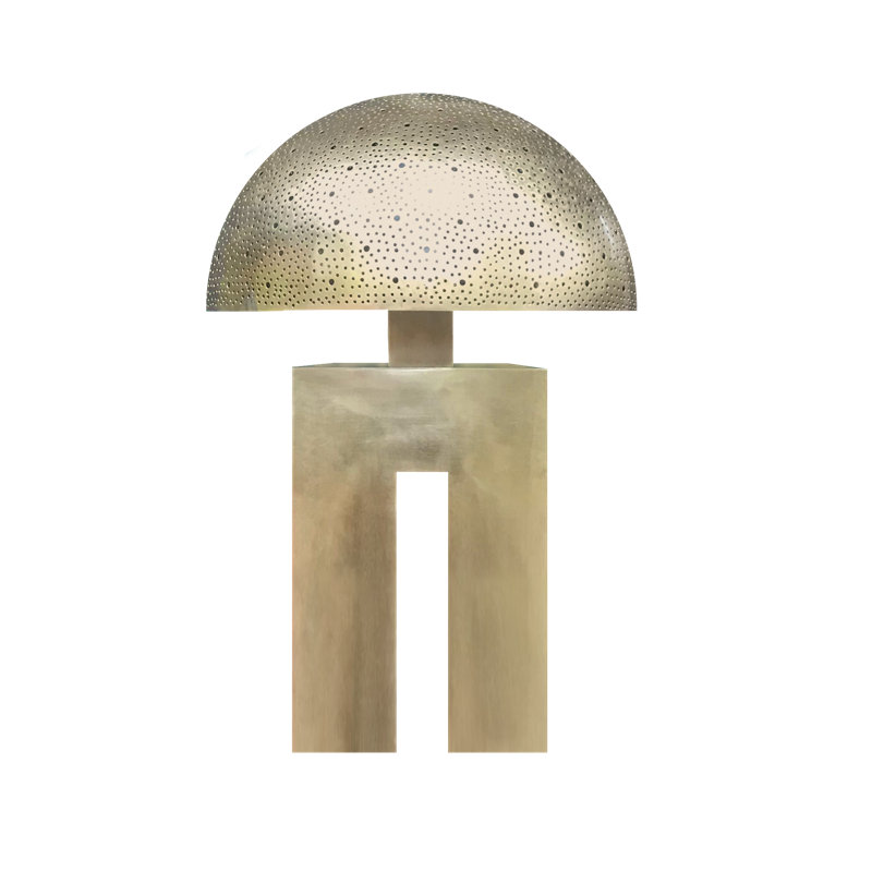 Amur Table Lamp, Brass