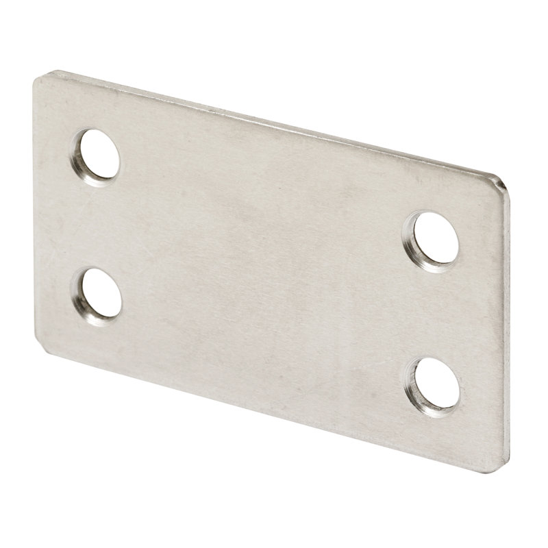 Pinces en alcôve Prime-Line, 1/4 po, acier inoxydable coulé, finition satinée (paquet simple)