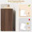 Drawers Dresser for Bedroom, Black Chest of Drawers with Embedded Handles Design-800715918