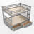 Sydnie 2 Drawer Standard Bunk Bed-25249979-25249980