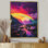 Glendolyn Rainbow In The Rocky Landscape II - Rainbow, reproduction d'art sur toile encadrée