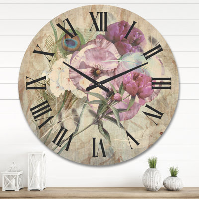 Solid Wood Wall Clock
