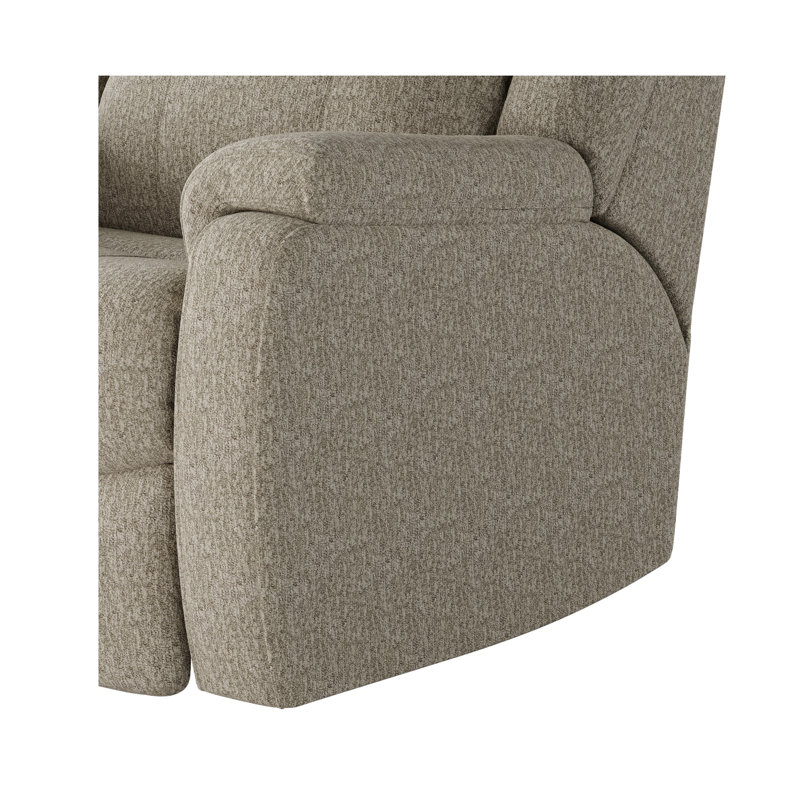 Hercules Dual Power Wall Recliner, Beige Jacquard