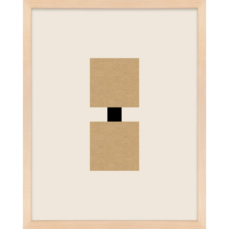 «Cassara Colonne 2» par Eleni Psyllaki pour Paradissi, art numérique, Cadre érable, H 50 po x l 40 po x P 1,25 po