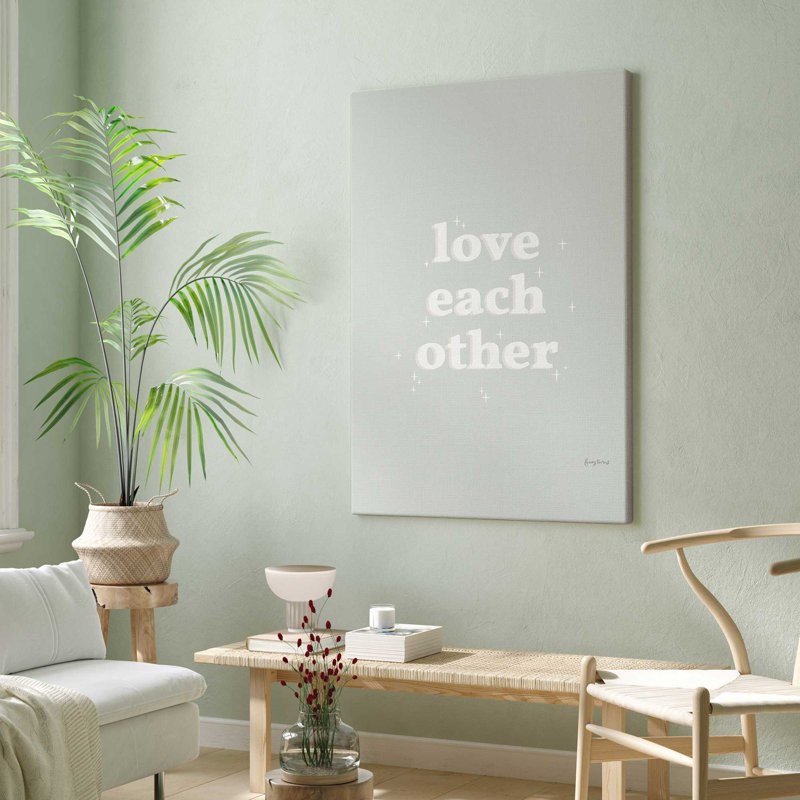 Love Love, reproduction d'art sur toile, Toile tendue, H 12 po x l 8 po x P 1,25 po