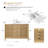 48" Single Bathroom Vanity with Engineered Marble Top-107663206-107663207-107663211