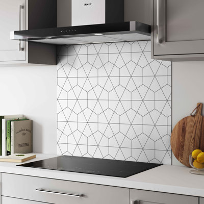 Geometry Aluminium Kitchen Splashback