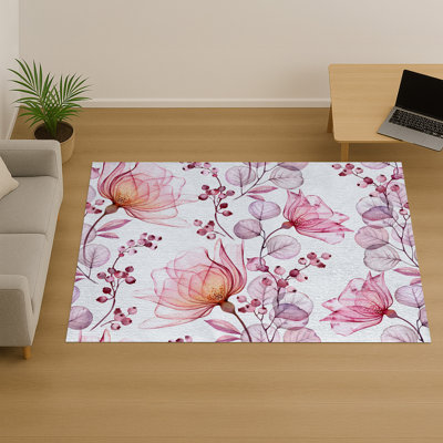 Floral Area Rug