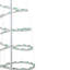 Arbres de Noël verts en spirale illuminés 3 pi 4 pi et 6 pi