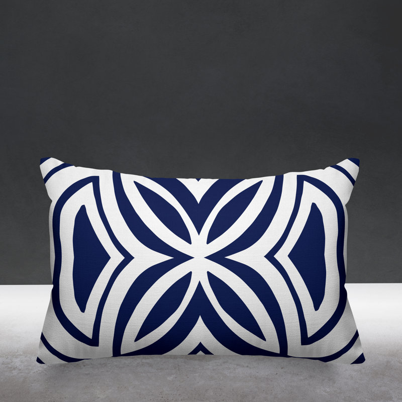 Coussin décoratif intérieur / extérieur Dreyer, Bleu marine