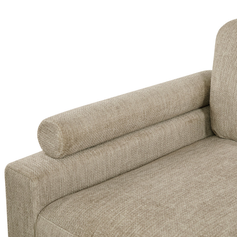 Causeuse contemporaine brun
